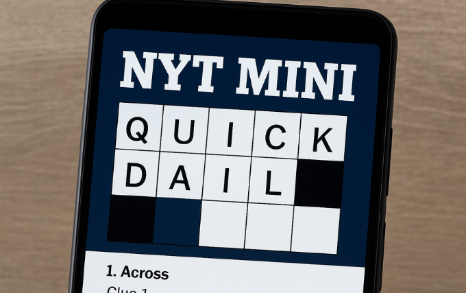 NYT Mini: A Quick Daily Puzzle Challenge for Modern Solvers nyt mini